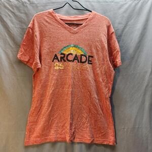 Red Camel V-neck Tshirt Gaming‎ Mens Size Large